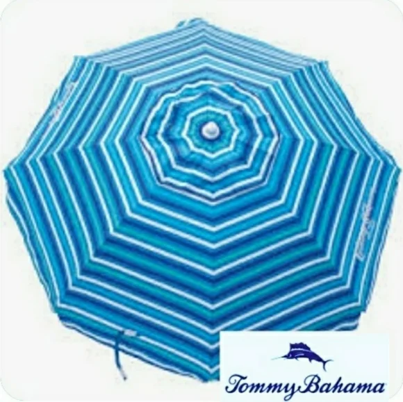 Tommy Bahama Beach Umbrella New  Integrated Anchor Carry Storage Bag Inc… - Picture 2 of 8